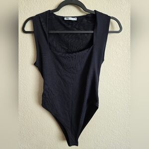 Zara Midnight Black Blouse